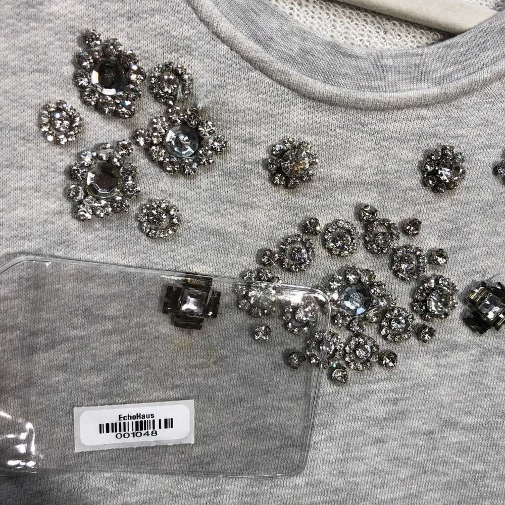 Alexander McQueen McQ Oversized Gray Dress Ruffle… - image 12