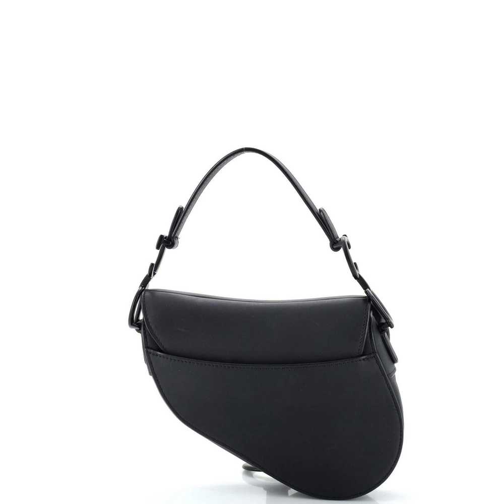 Dior Ultra Matte Saddle Handbag Leather Mini - image 3