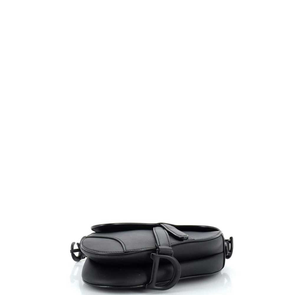 Dior Ultra Matte Saddle Handbag Leather Mini - image 4