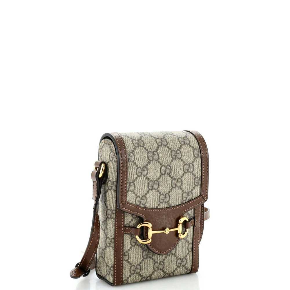 Gucci Horsebit 1955 Crossbody Bag GG Coated Canva… - image 2