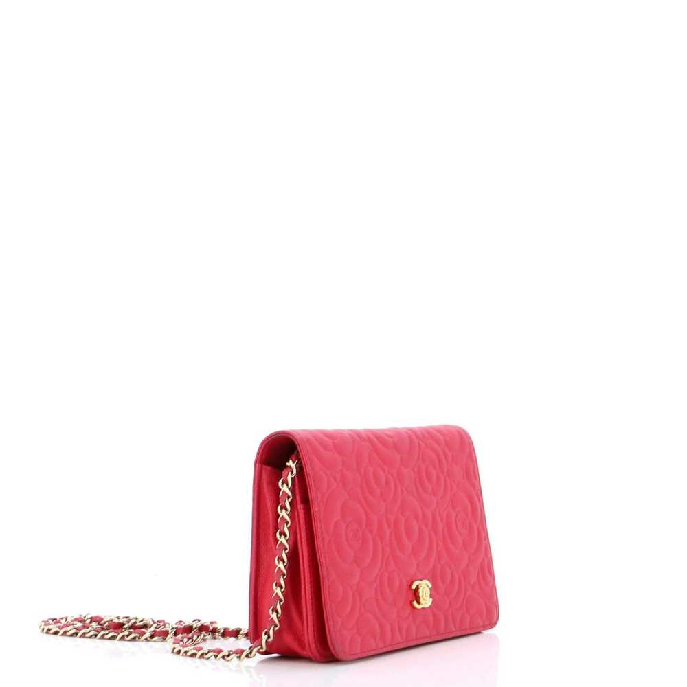 Chanel Wallet on Chain Camellia Caviar None - image 2