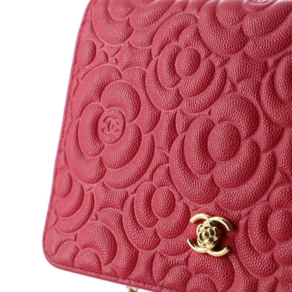 Chanel Wallet on Chain Camellia Caviar None - image 7