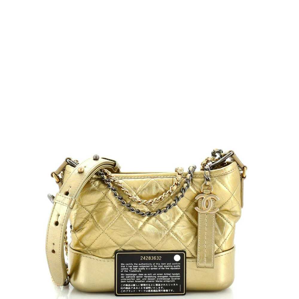 Chanel Gabrielle Hobo Quilted Aged Calfskin Small - image 2