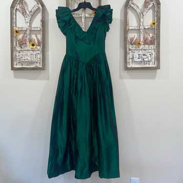 Green Vintage ball gown
