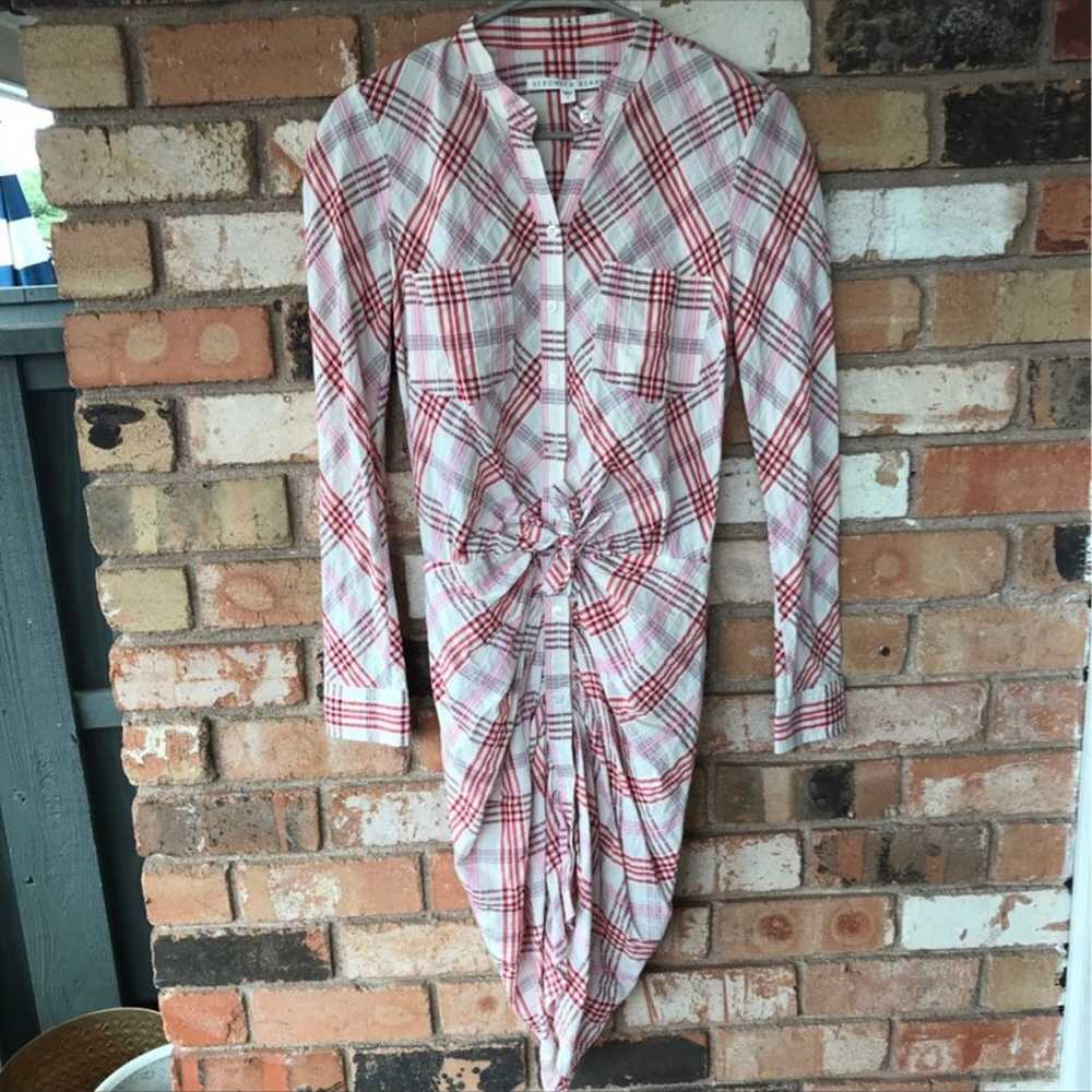 Veronica Beard Plaid Shirt Dress size 0 - image 11