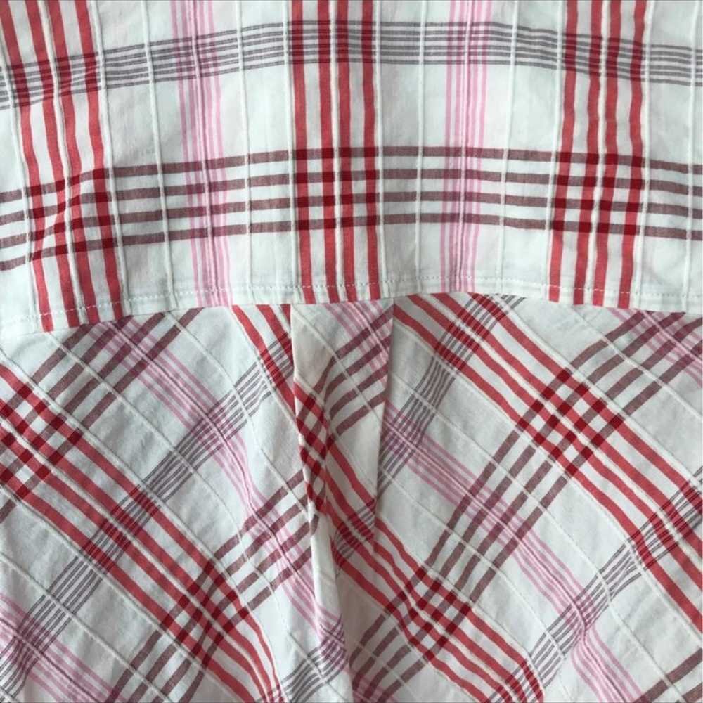 Veronica Beard Plaid Shirt Dress size 0 - image 7