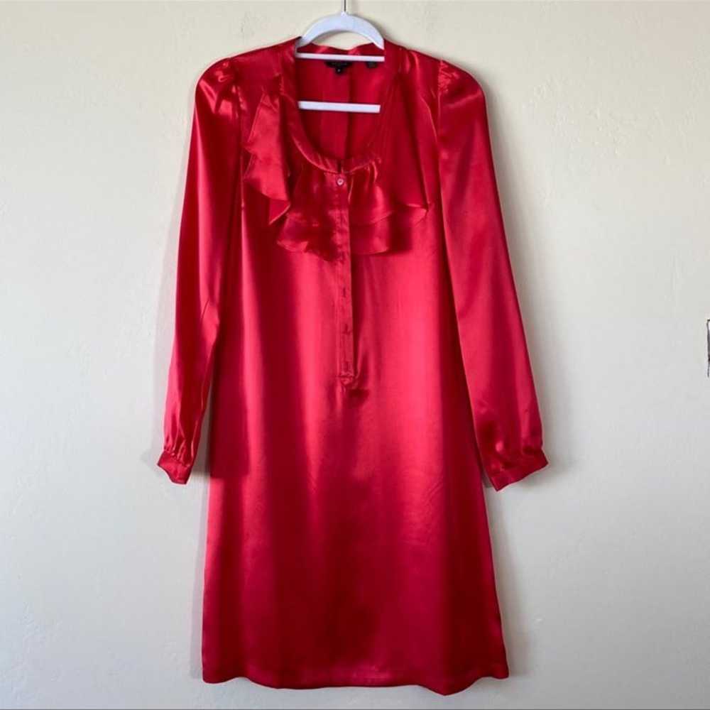 Ted Baker Red Silk Belted Dress 0 - image 4