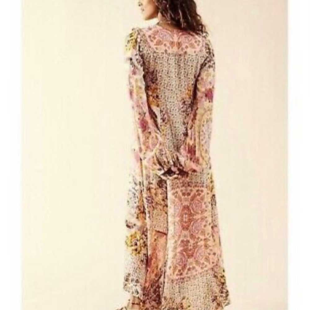 New Free People Maris Printed Midi Dress Size S R… - image 3