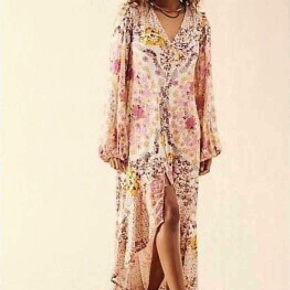 New Free People Maris Printed Midi Dress Size S R… - image 5