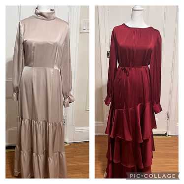 Satin maxi dress BUNDLE