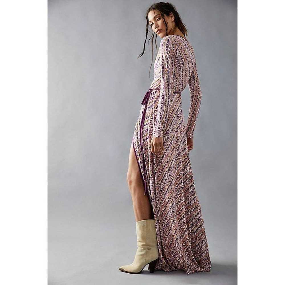 New FREE PEOPLE Phoebe Maxi Dress  $168 PEACH Sma… - image 2