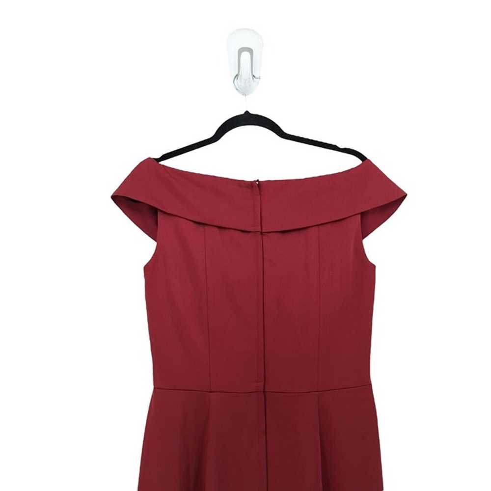 La Femme Women's 6 Dress Burgundy Red 25206 Jerse… - image 10