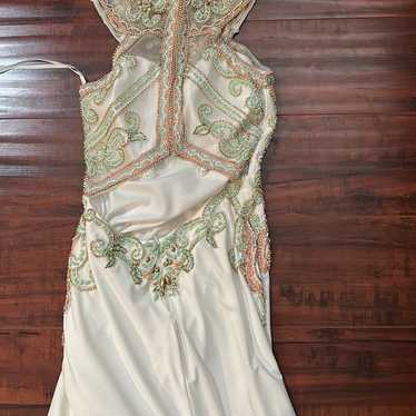 Alyce Paris White Prom Dress