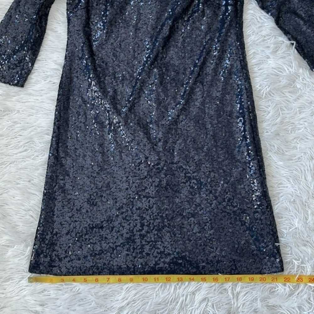 Im Donna Morgan Shift dress Mini sequined long sl… - image 8