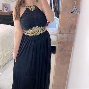 Cachet black maxi gown Gem