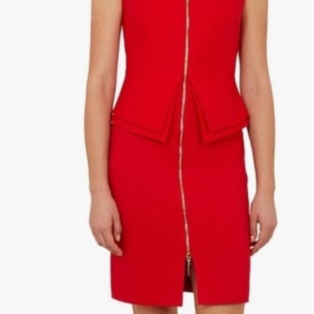 Ted Baker Structured zip up front peplum dress - image 2