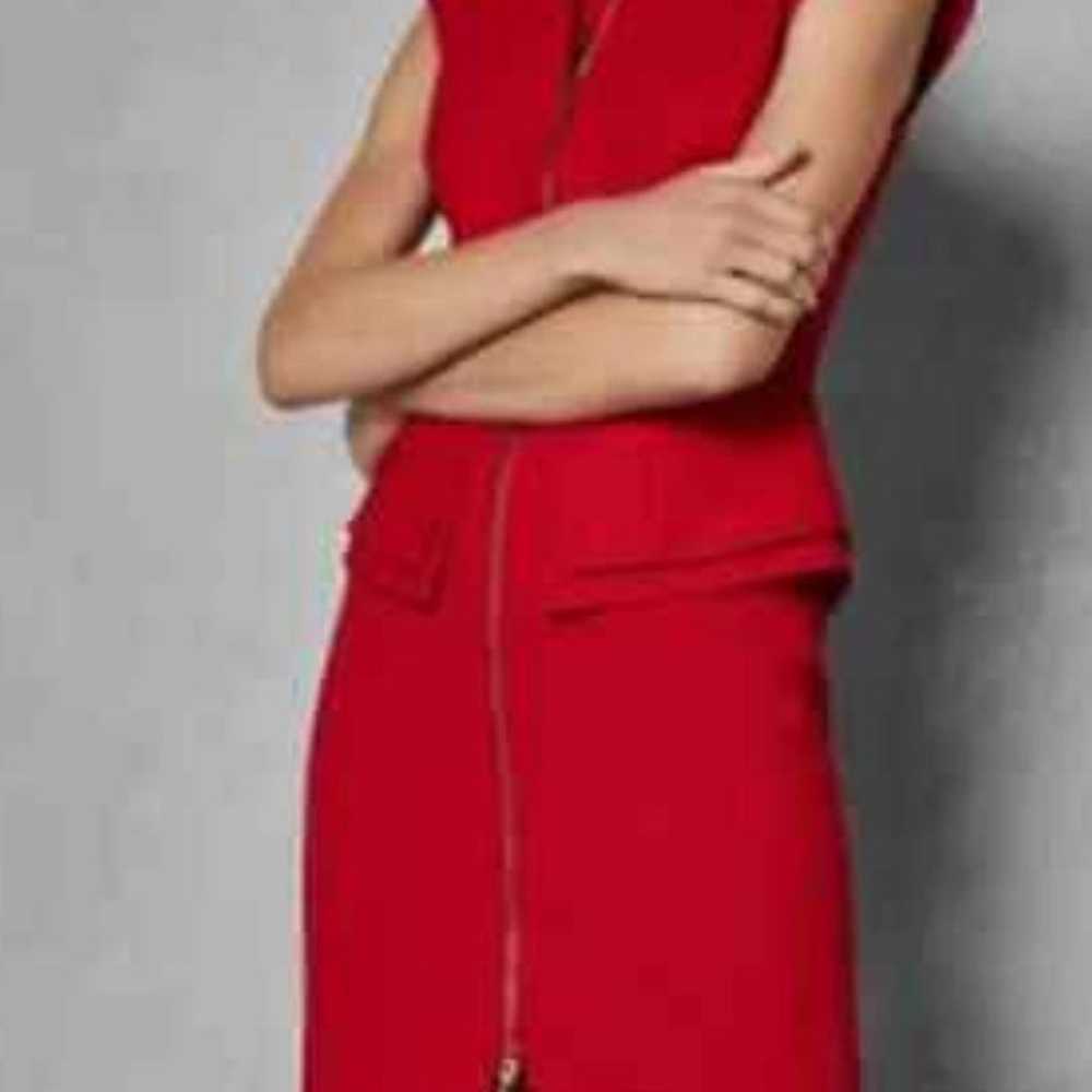 Ted Baker Structured zip up front peplum dress - image 6