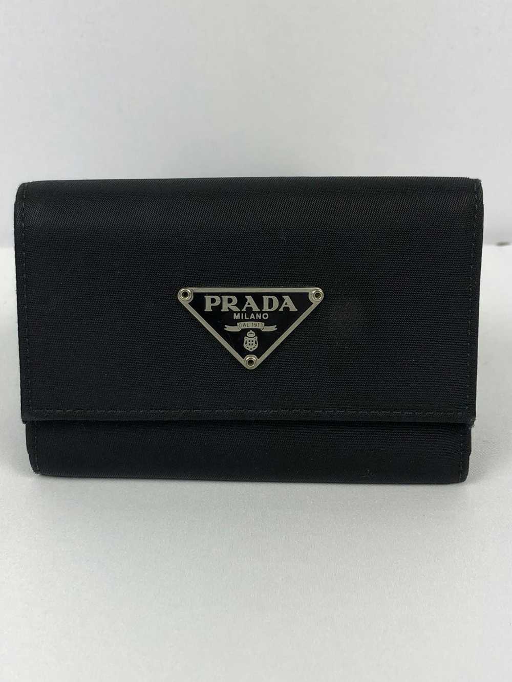 Prada Prada tessuto nero nylon key holder - image 1