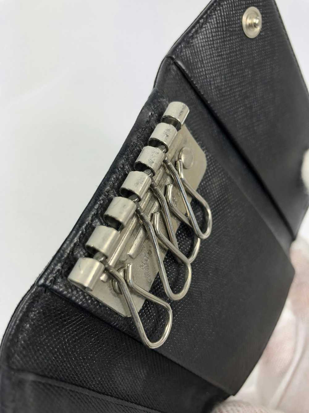 Prada Prada tessuto nero nylon key holder - image 4