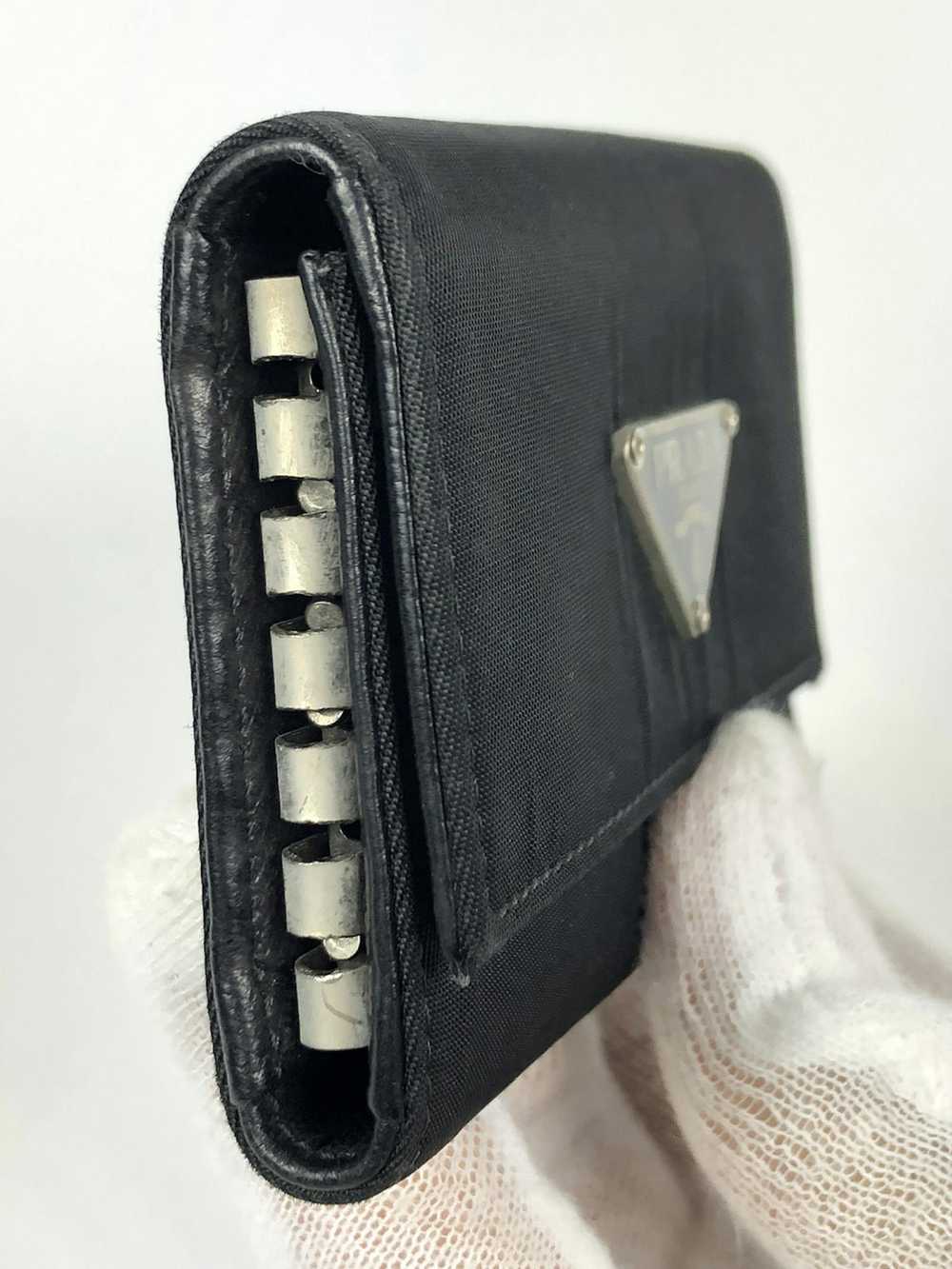 Prada Prada tessuto nero nylon key holder - image 5