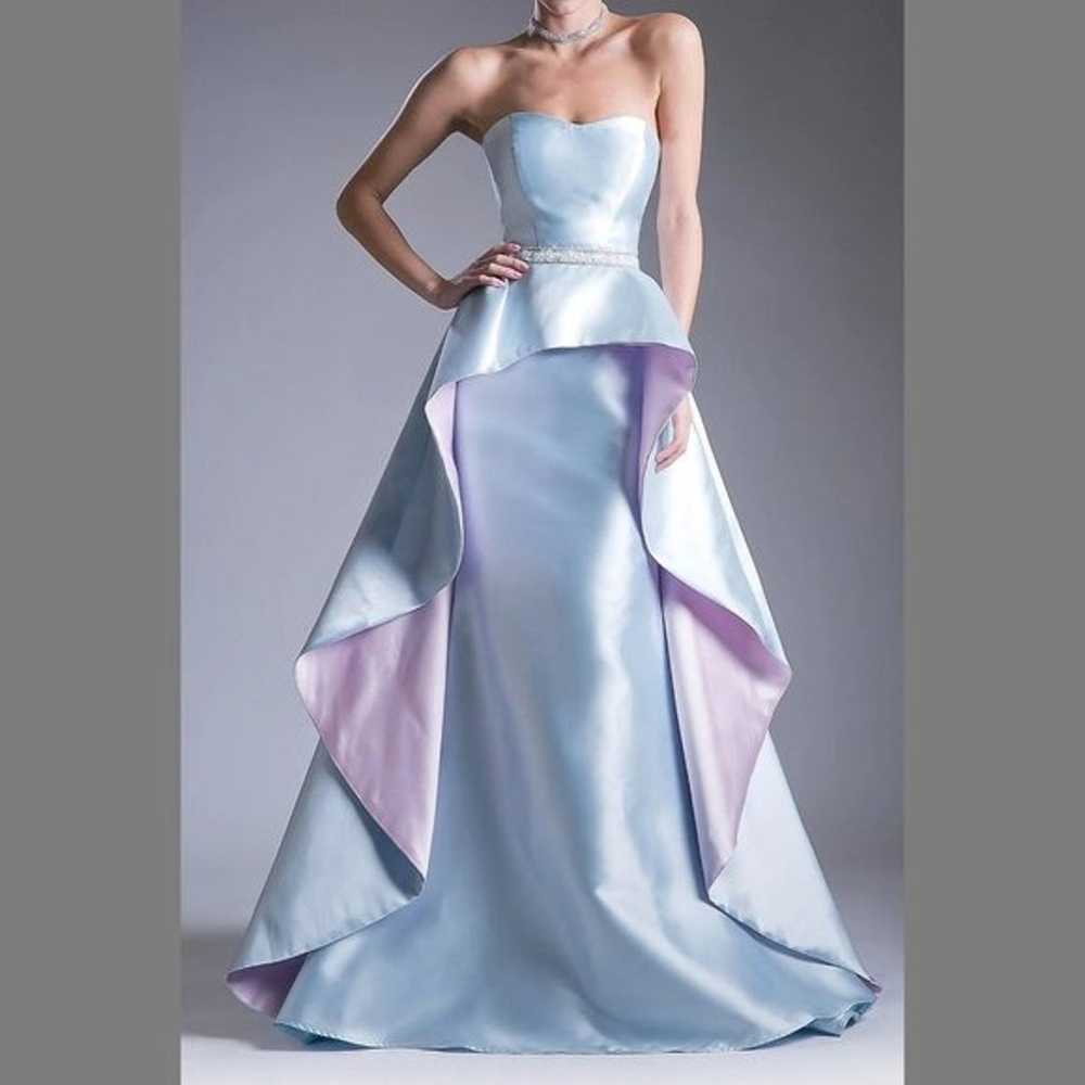 6 (fits 4) ForYouDress Light Blue Strapless Sweet… - image 1