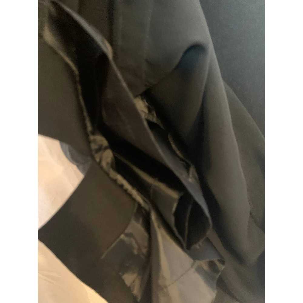 Patricia Rhodes 100% Silk Black Size 6 Cap Sleeve… - image 2