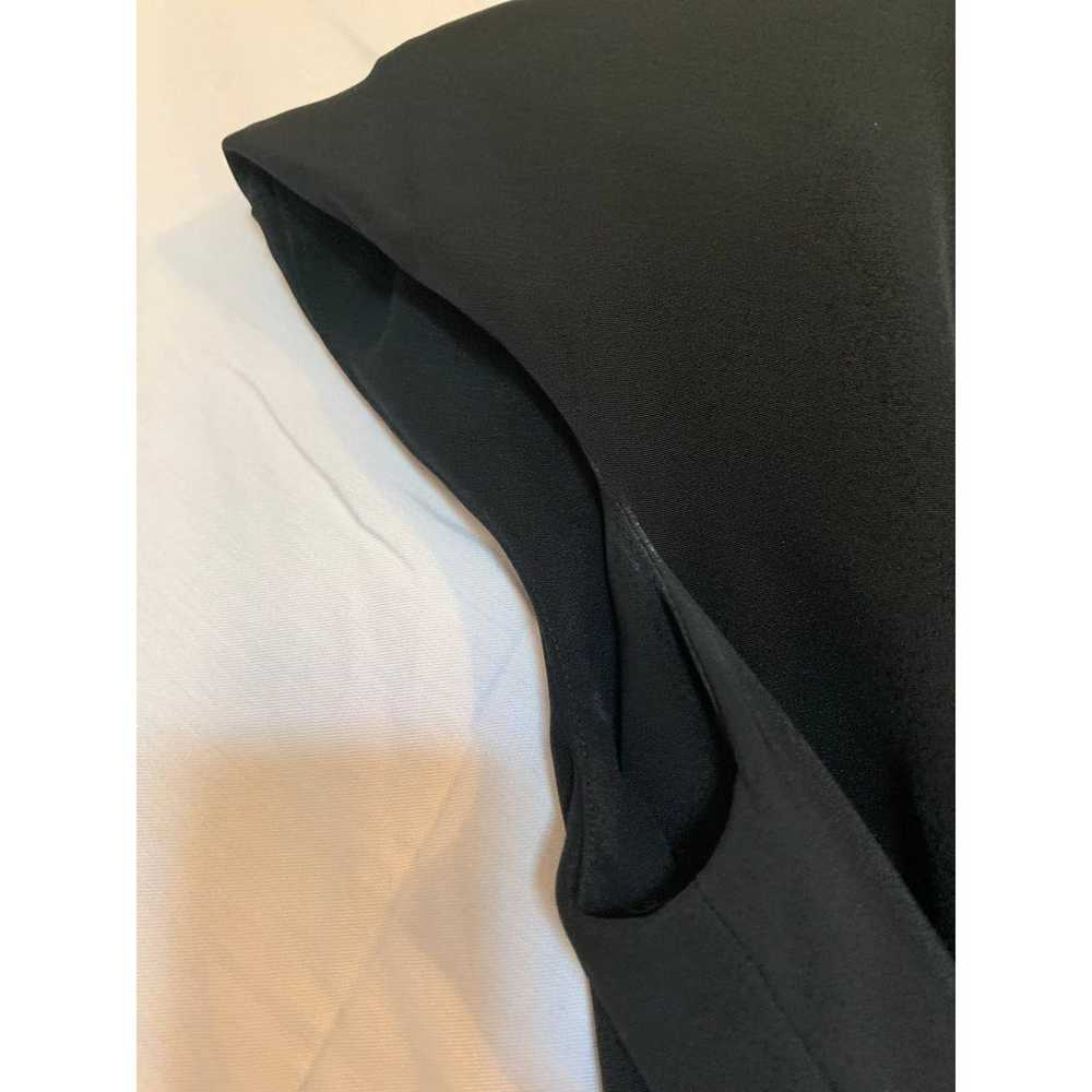Patricia Rhodes 100% Silk Black Size 6 Cap Sleeve… - image 4