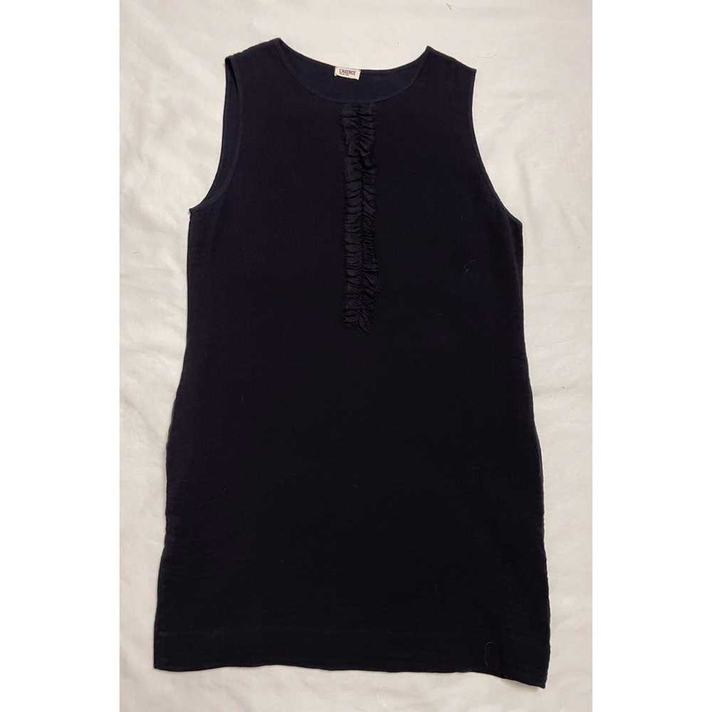 New L'Agence Cotton Wool Black Sleeveless Dress S… - image 10