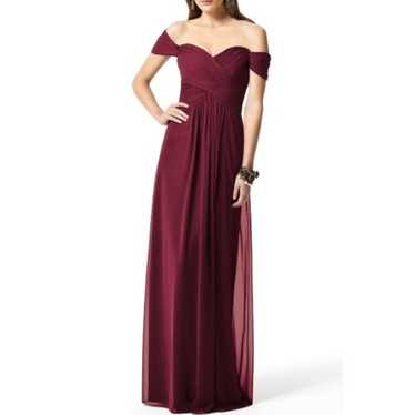 Dessy Collection Red Maxi Dress