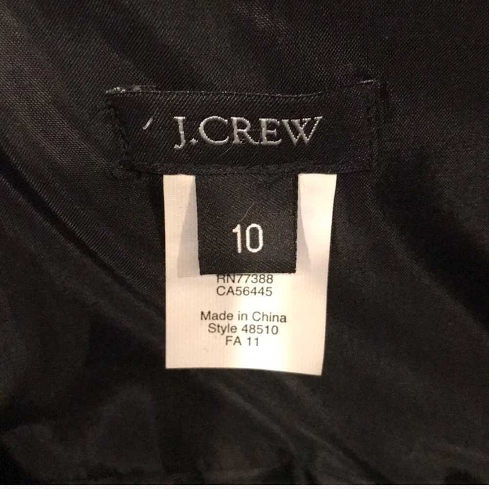 NWOT J. CREW Gray Tweed Shirtdress - image 8