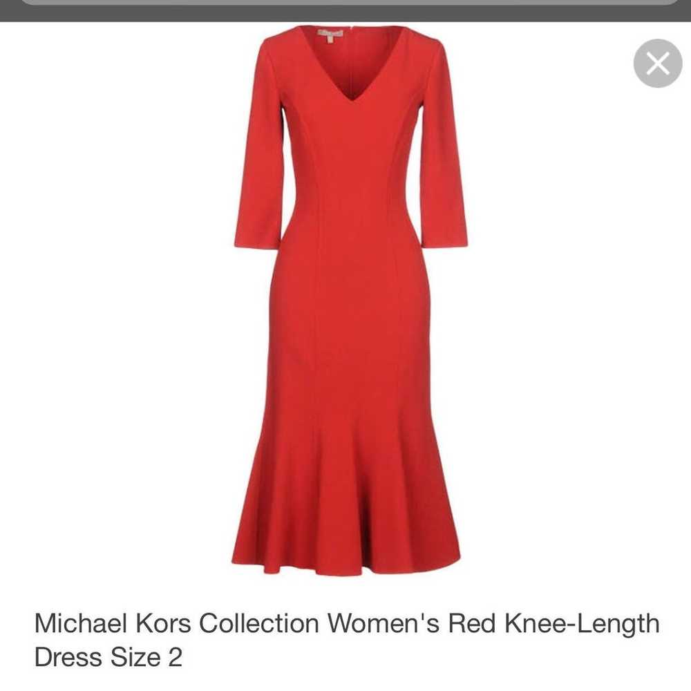 Michael Kors Collection Red Dress - image 5