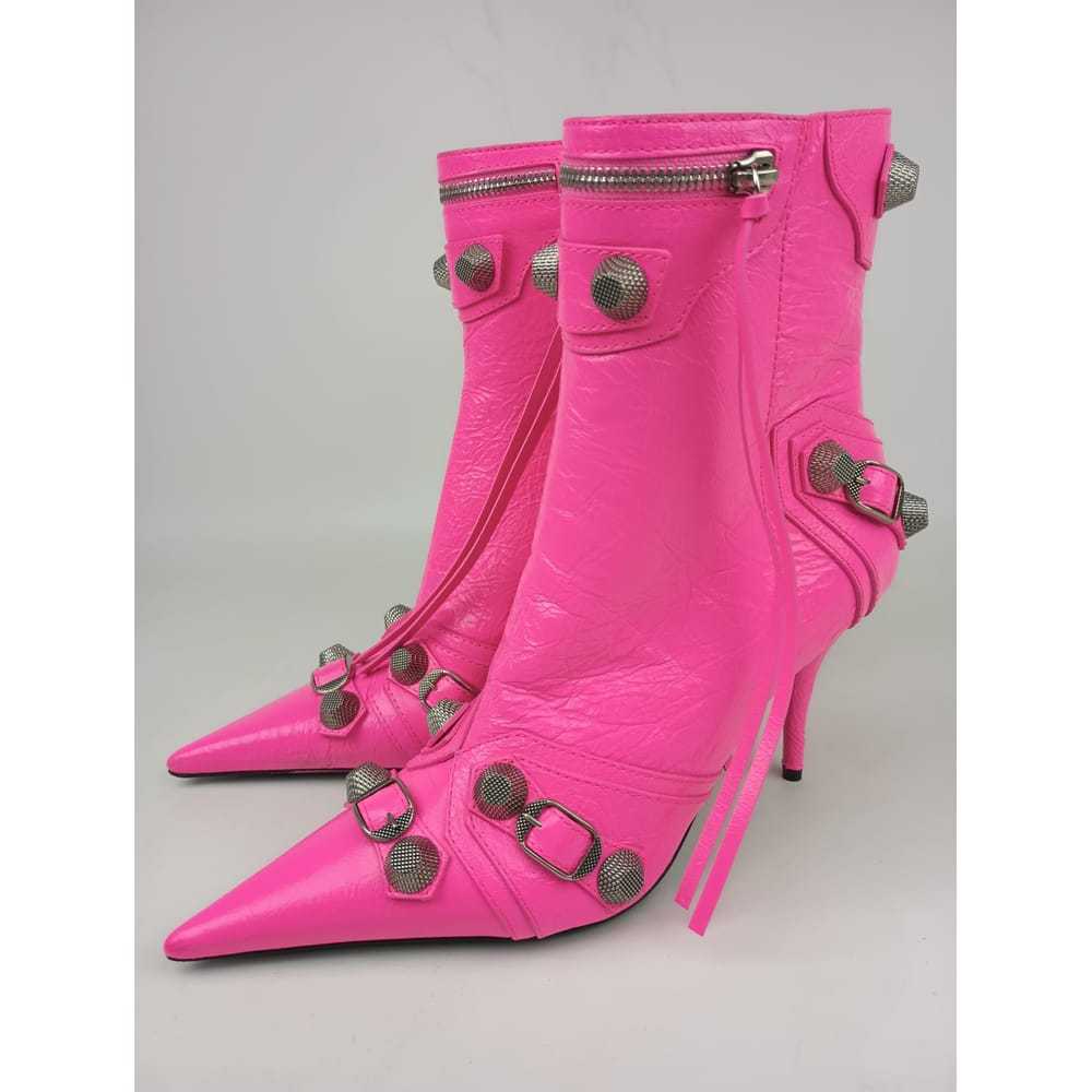 Balenciaga Cagole leather boots - image 2