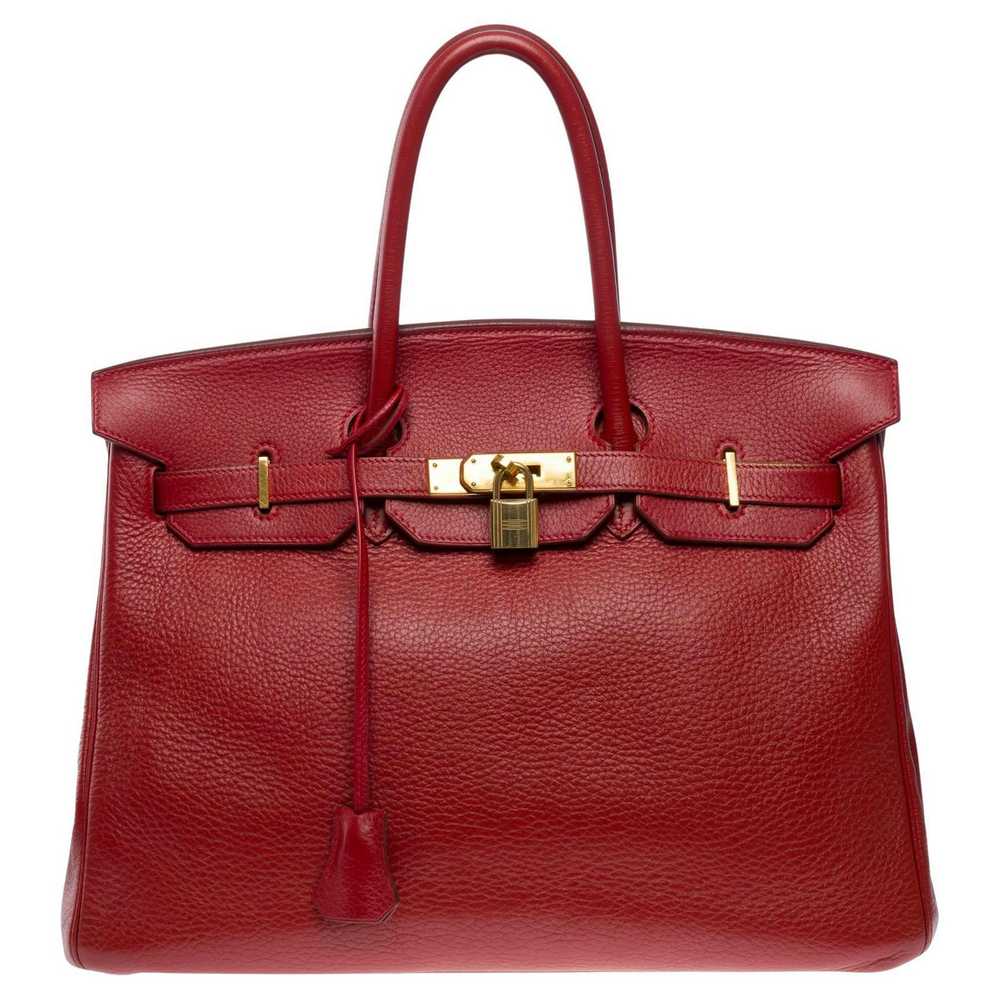 Hermes HERMES Stunning Birkin 35 handbag in Rouge… - image 1