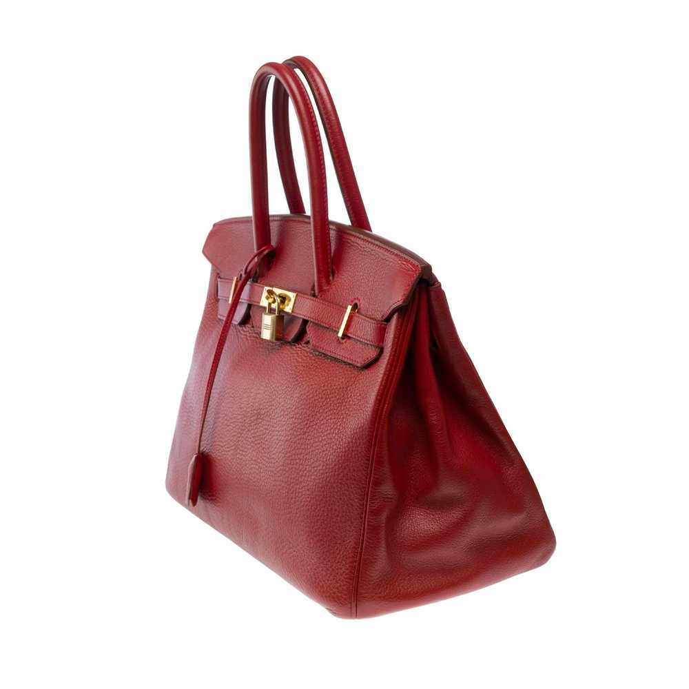 Hermes HERMES Stunning Birkin 35 handbag in Rouge… - image 3