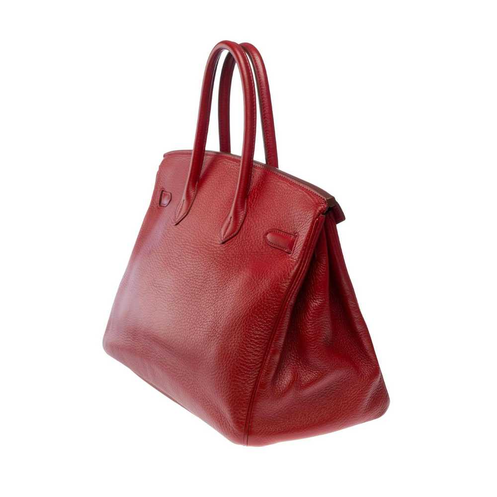 Hermes HERMES Stunning Birkin 35 handbag in Rouge… - image 4