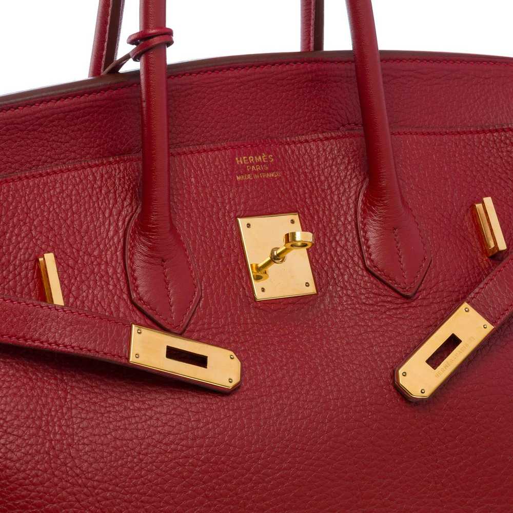 Hermes HERMES Stunning Birkin 35 handbag in Rouge… - image 5