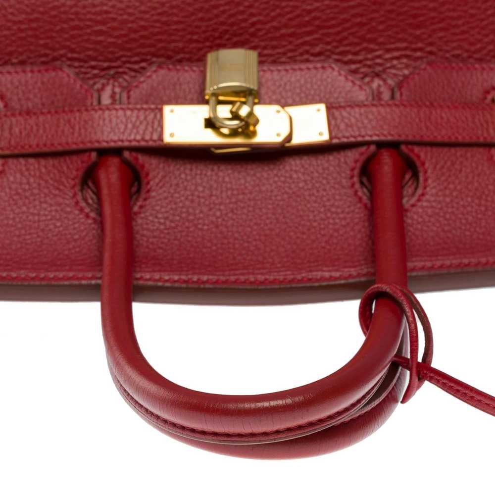 Hermes HERMES Stunning Birkin 35 handbag in Rouge… - image 8