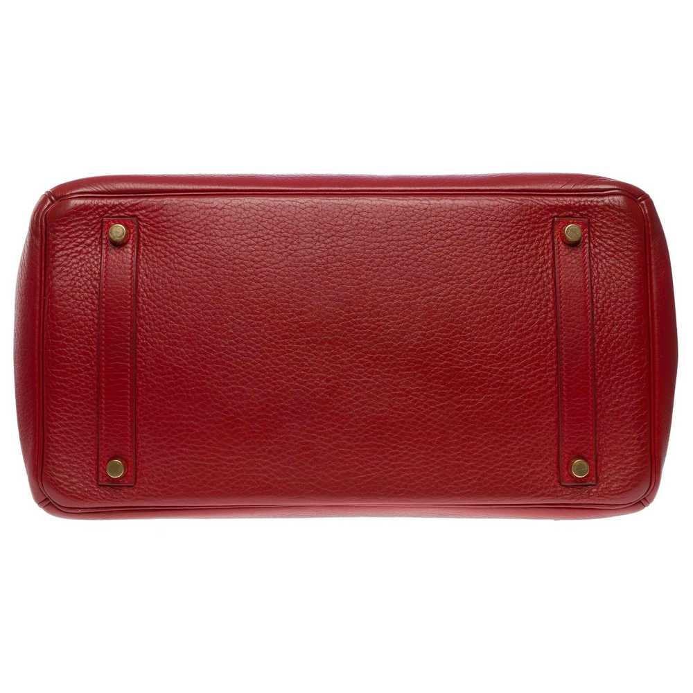 Hermes HERMES Stunning Birkin 35 handbag in Rouge… - image 9