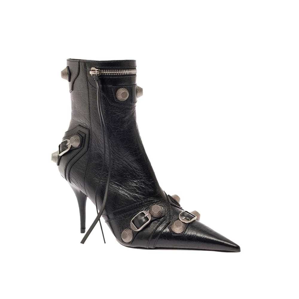 Balenciaga Cagole leather ankle boots - image 2