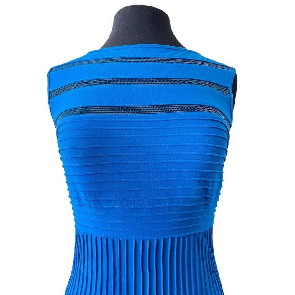 TADASHI SHOJI Dress Size M-Sheer Lace Inserts-Pin… - image 2