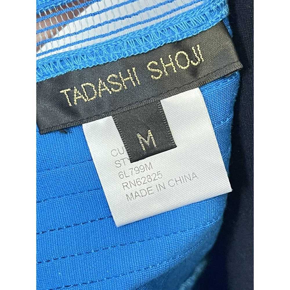 TADASHI SHOJI Dress Size M-Sheer Lace Inserts-Pin… - image 6
