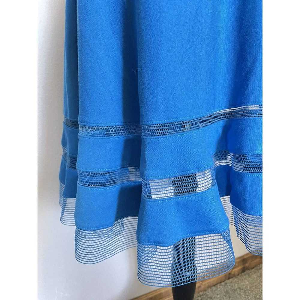 TADASHI SHOJI Dress Size M-Sheer Lace Inserts-Pin… - image 7
