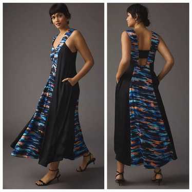 New Anthropologie Maeve V-Neck Maxi Dress $180 SI… - image 1