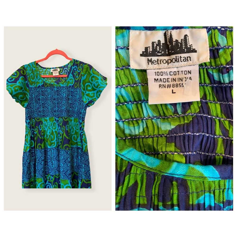 Metropolitan  Cotton Printed Dress (L) - image 2
