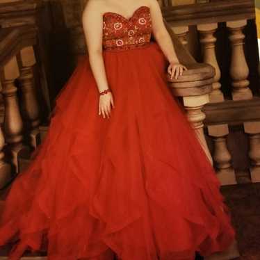 Quinceañera/Prom Dress Size 14 Not altered - image 1
