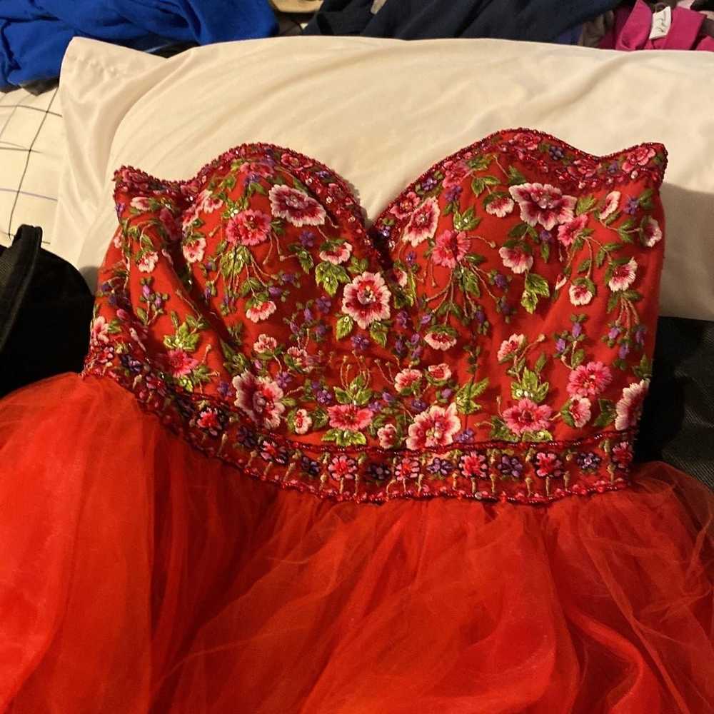 Quinceañera/Prom Dress Size 14 Not altered - image 2