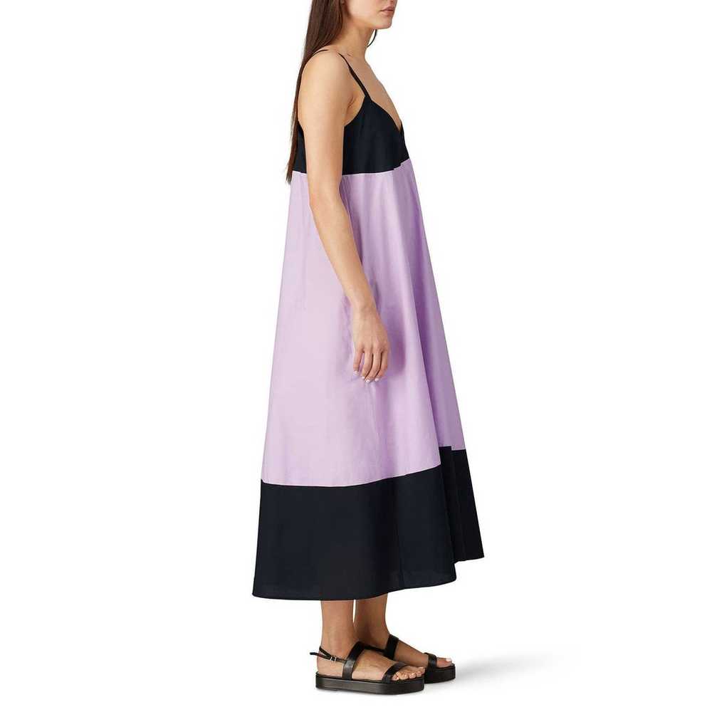 Veda Rio Dress Colorblock Purple/Black Size L - image 3