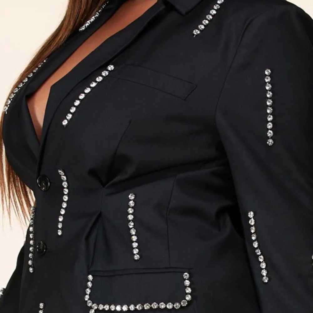 Plus size rhinestone blazer dress 2x - image 9