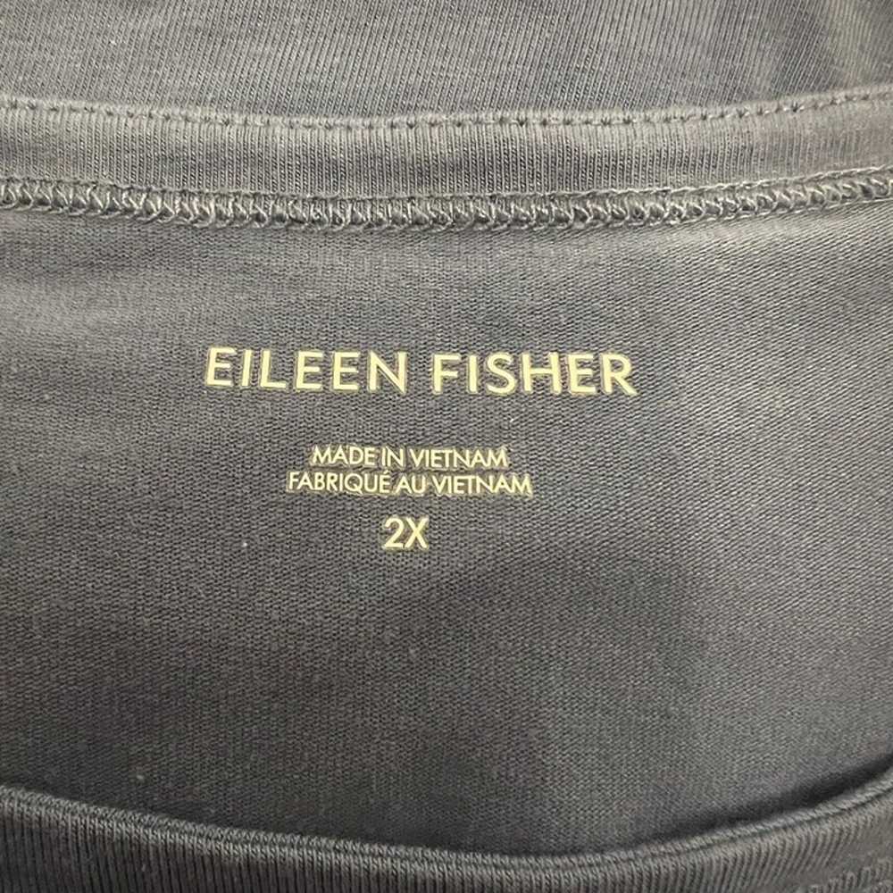 Eileen Fisher Dress Sleeveless Organic Cotton Str… - image 4