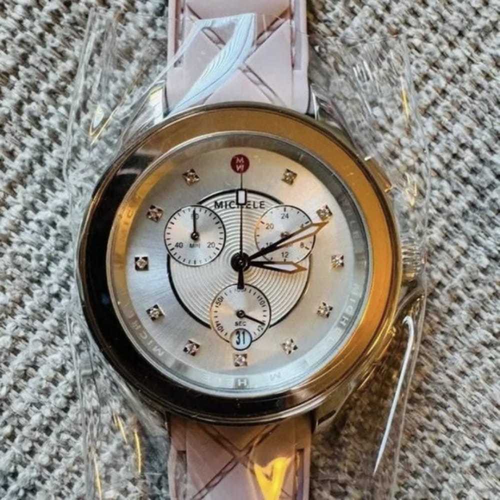 Michele Pink gold watch - image 4